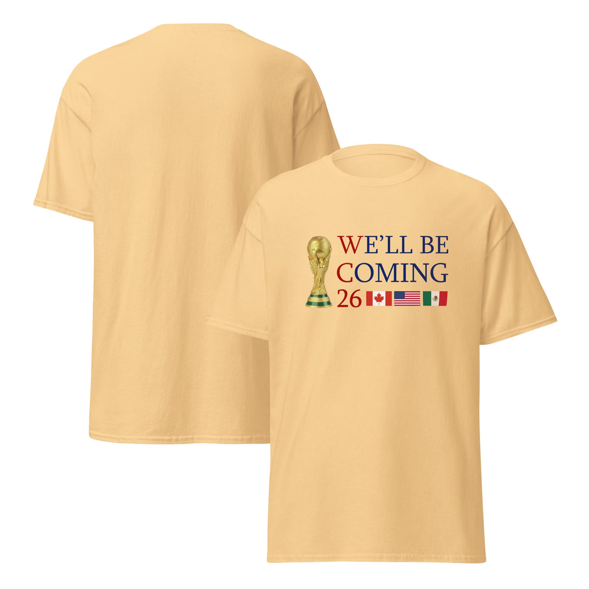 Scotland World Cup Shirt – We’ll Be Coming 2026 Football Unisex Cotton T-Shirt