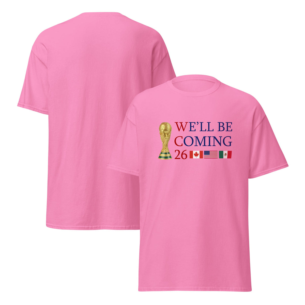 Scotland World Cup Shirt – We’ll Be Coming 2026 Football Unisex Cotton T-Shirt