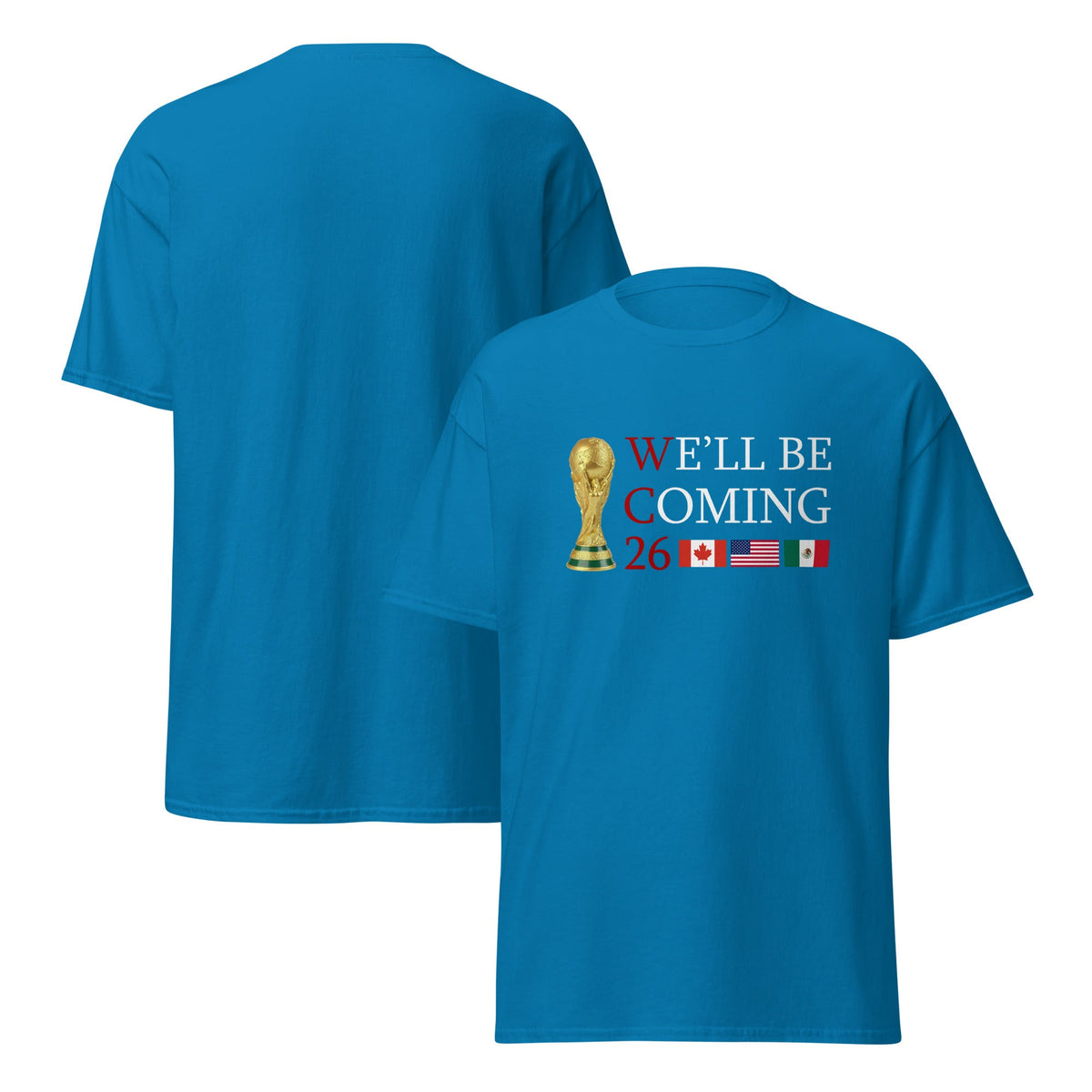 Scotland World Cup Shirt – We’ll Be Coming 2026 Football Unisex Cotton T-Shirt
