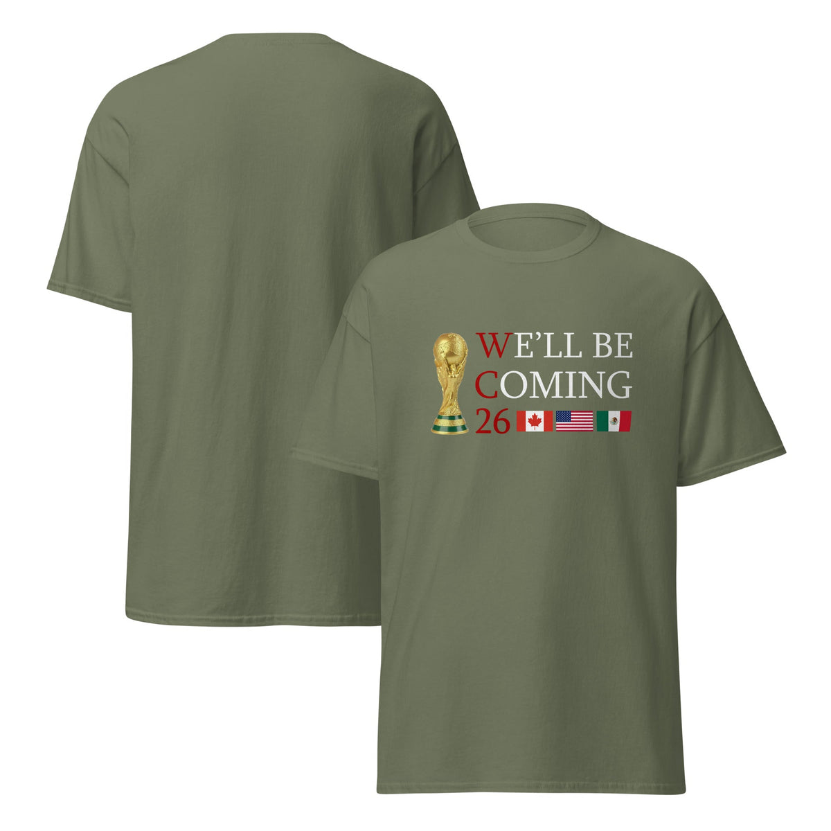 Scotland World Cup Shirt – We’ll Be Coming 2026 Football Unisex Cotton T-Shirt