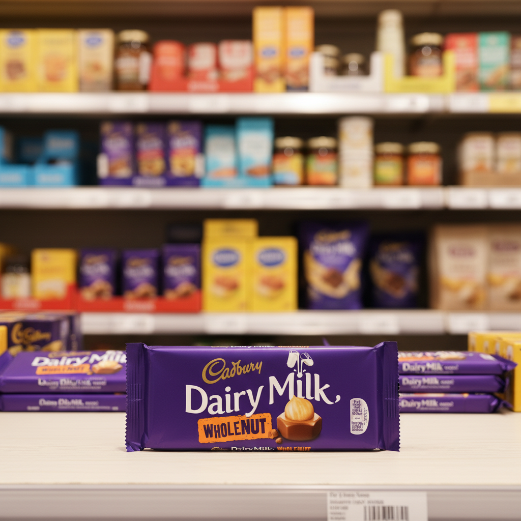 16 x Tableta grande Cadbury Wholenut 120 g