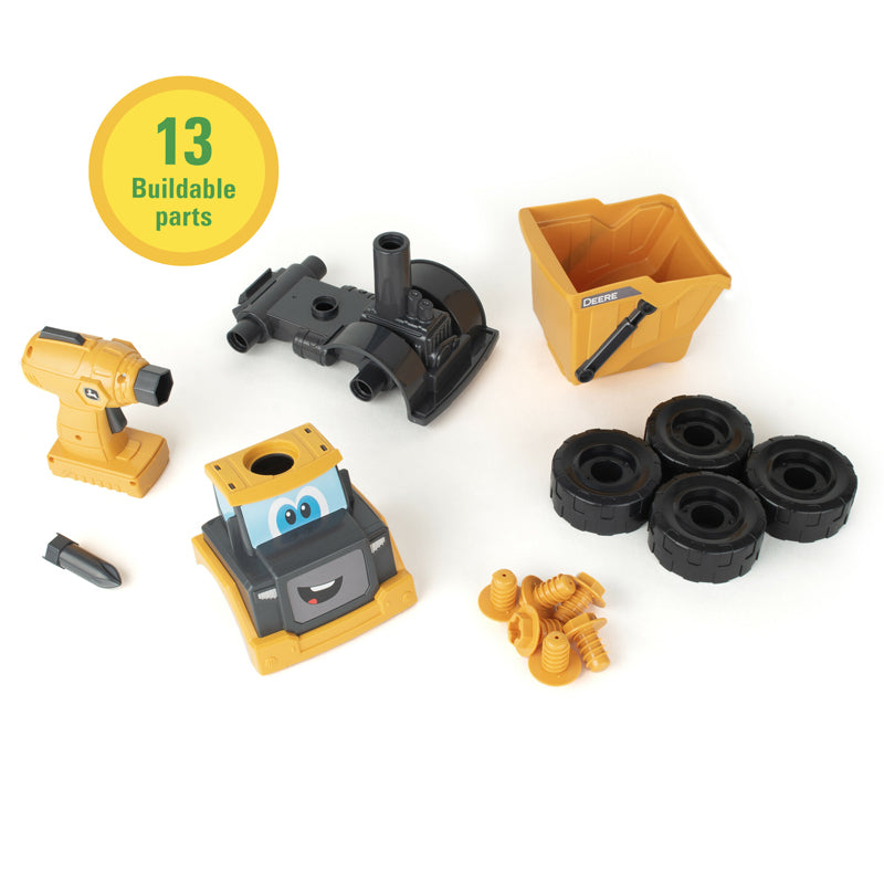 John Deere Build a Dump Truck Construction Toy | 13-Piece Take Apart Set | 18 Months+
