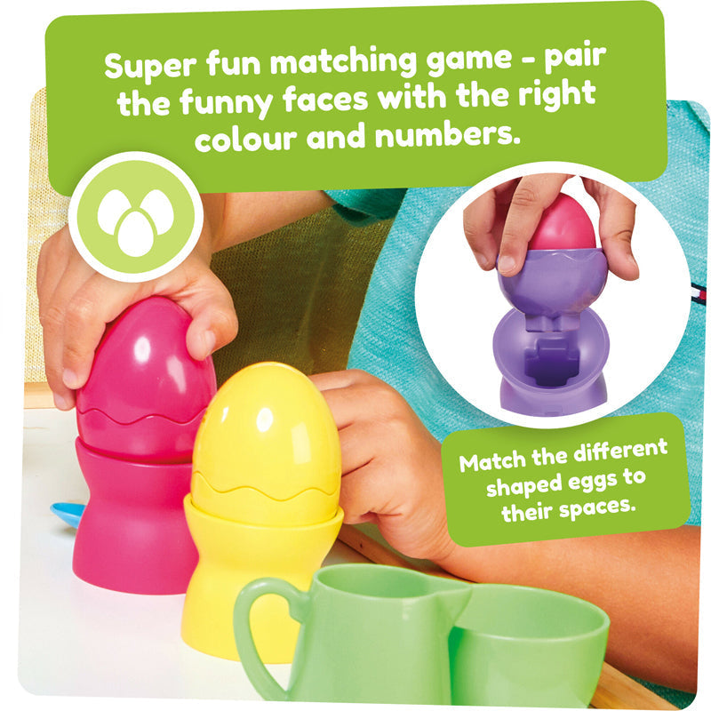 Tomy Toomies Hide & Squeak Egg Stackers | Baby Stacking Toy | Ages 6–36 Months