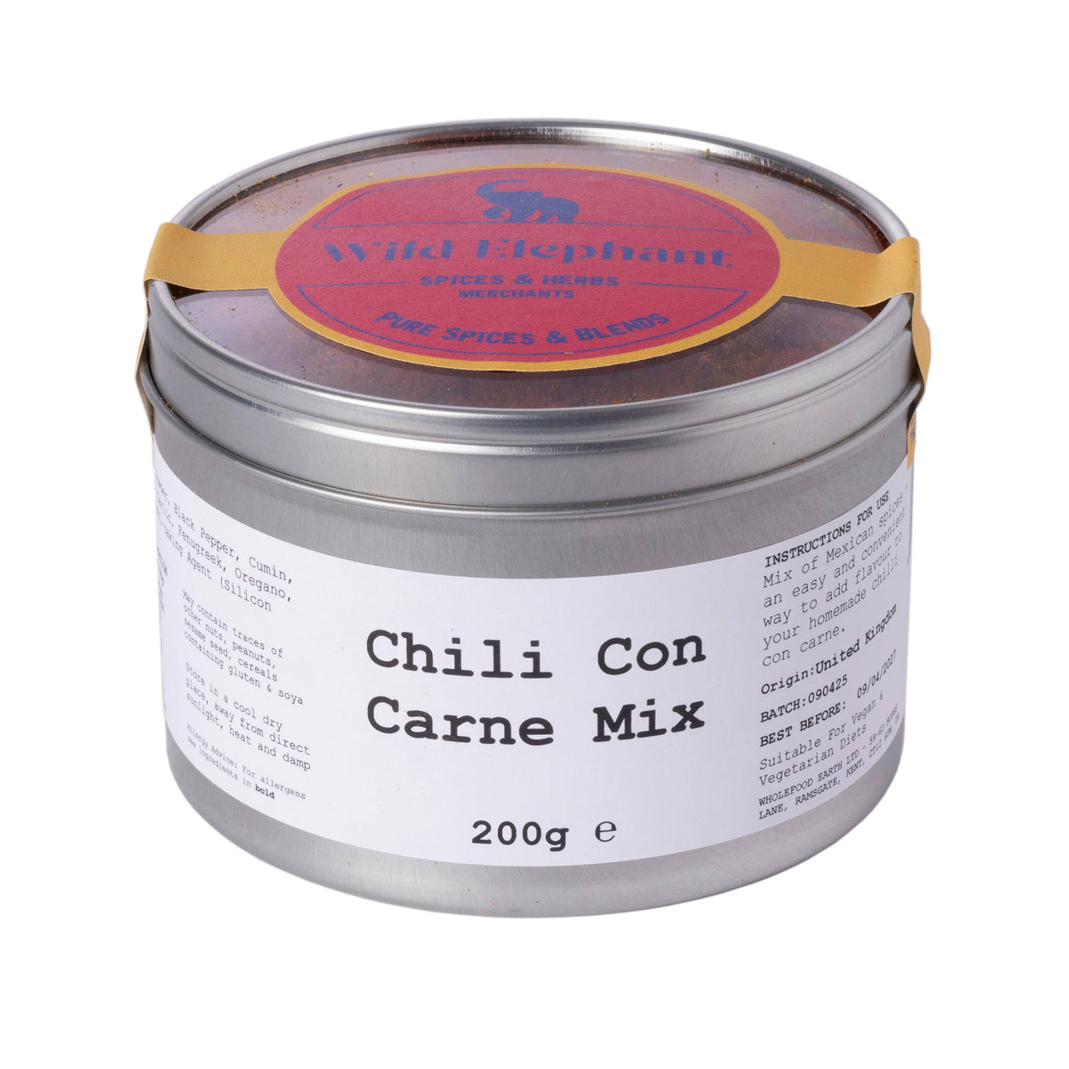 Mezcla para Chili con Carne - Wild Elephant