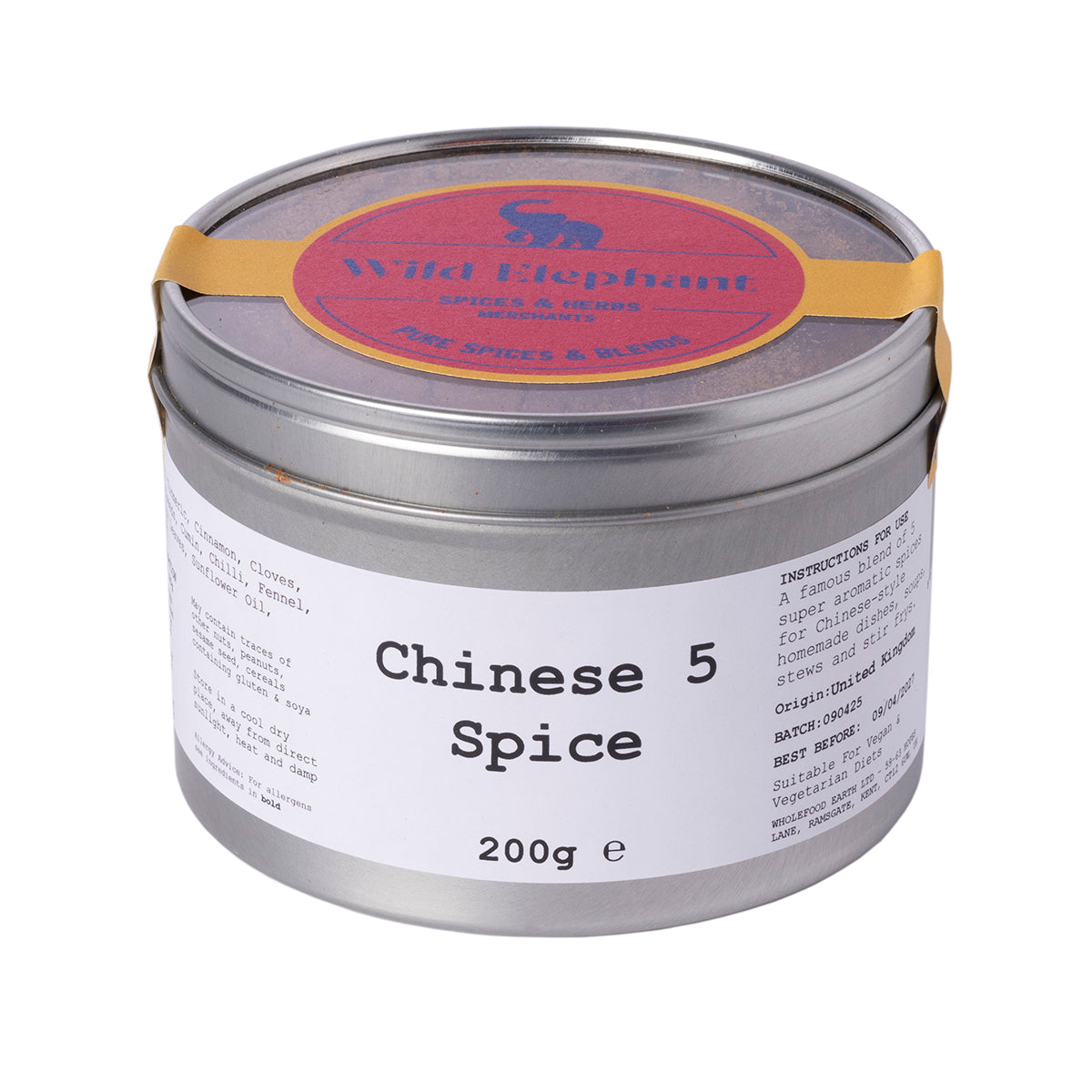 Cinco especias chinas - Wild Elephant