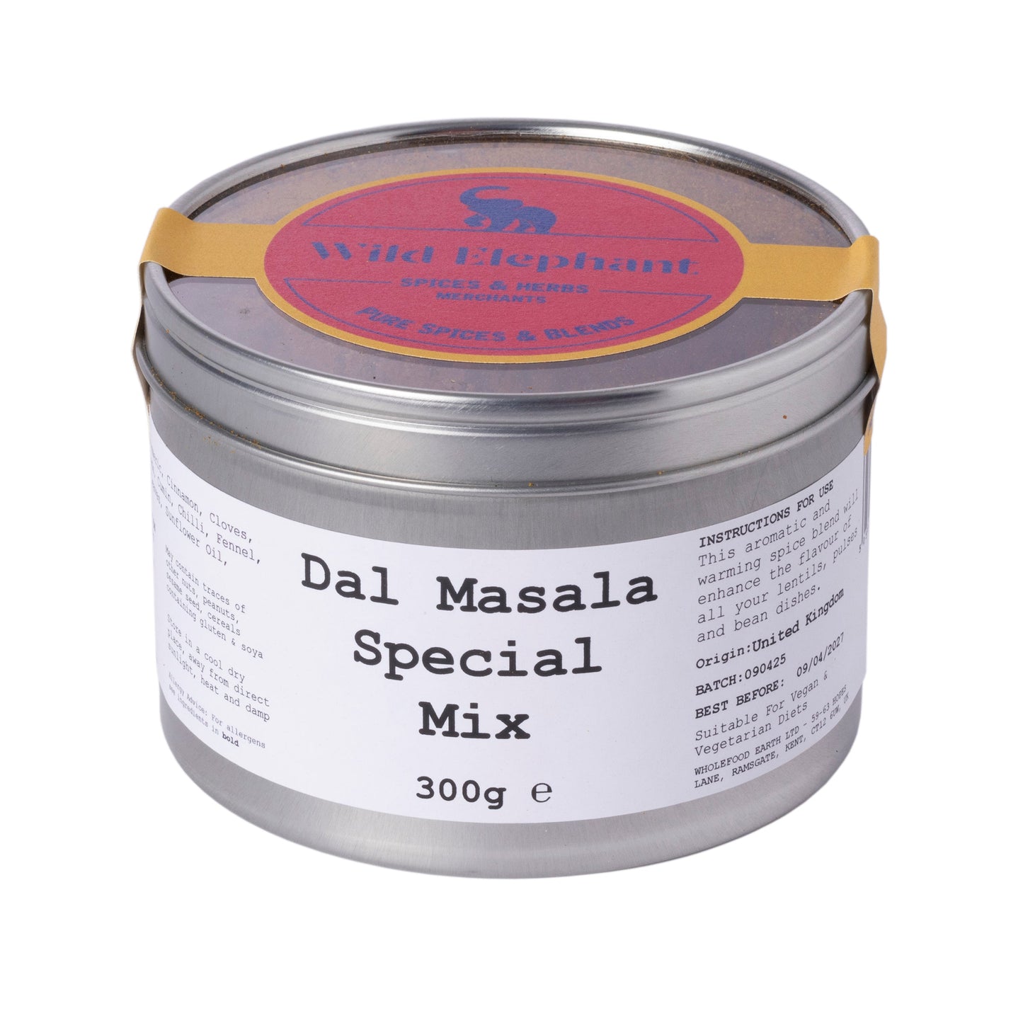 Wild Elephant Dal Masala Special Mix | Lentil Spice Blend
