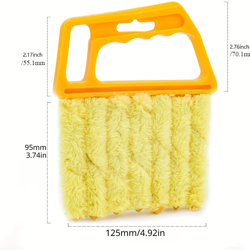Microfiber Window & Blinds Cleaning Brush - Washable Dust Remover Tool for Windows, Blinds & Vent Cleaning