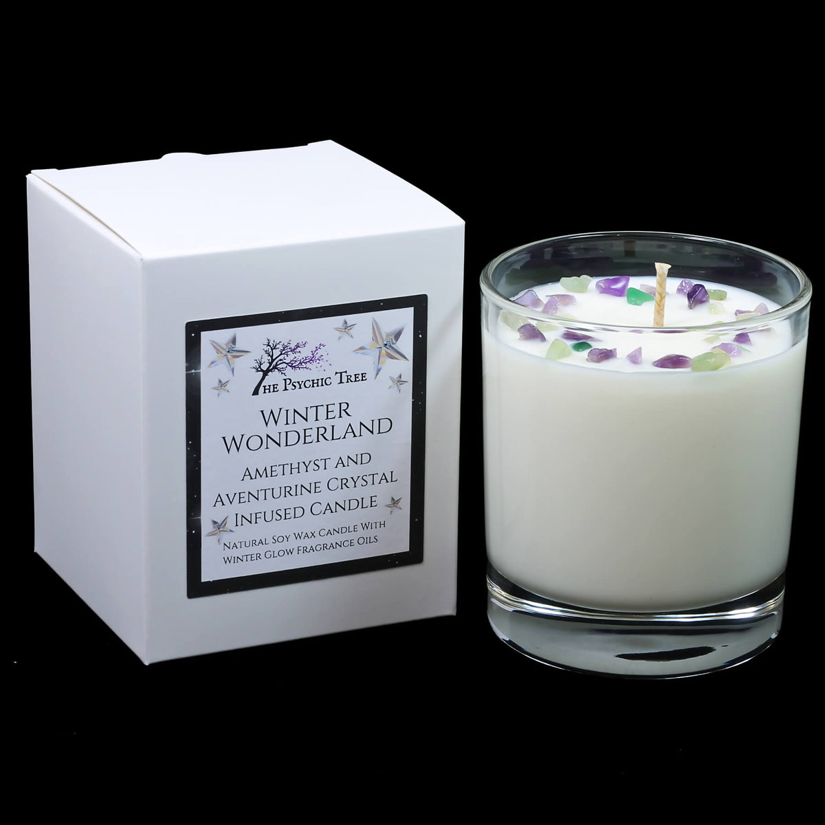 Winter Wonderland – Duftkerze mit Kristall-Infusion