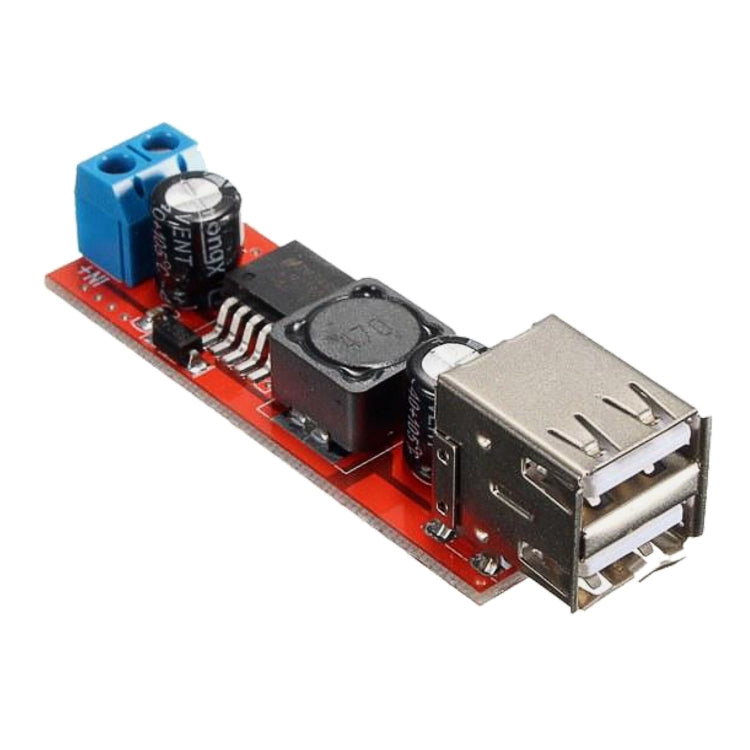 Dual USB DC-DC Step Down Power Module – 9V/12V/24V/36V to 5V 3A Converter