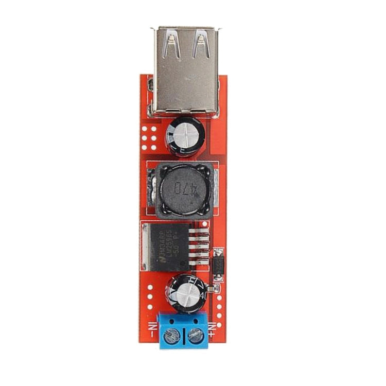 Dual USB DC-DC Step Down Power Module – 9V/12V/24V/36V to 5V 3A Converter