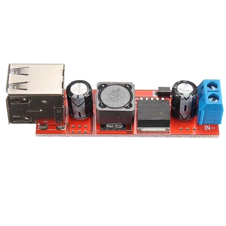 Dual USB DC-DC Step Down Power Module – 9V/12V/24V/36V to 5V 3A Converter