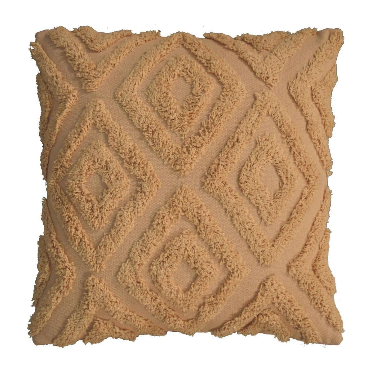 Artisan Mustard Mini Diamond Tassle Cushion Set of 2