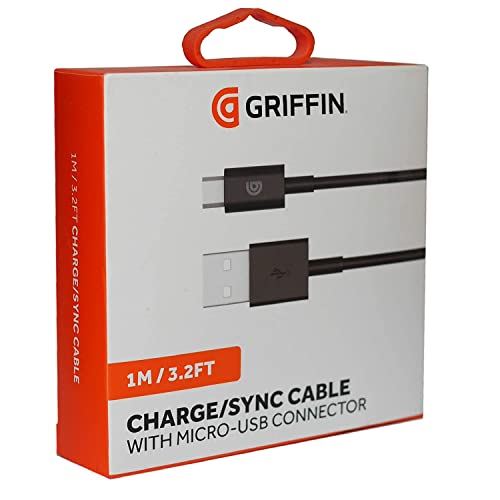 Griffin GP-004-BLK Charge/Sync Micro-USB Cable 1M - Black
