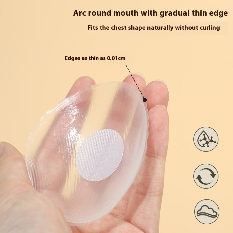 Transparent Chest Paste Invisible Women's Silicone Thin