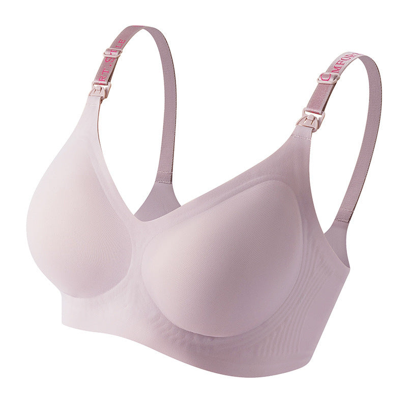 Maternity Fixed-Cup Padded Bra With Soft Support