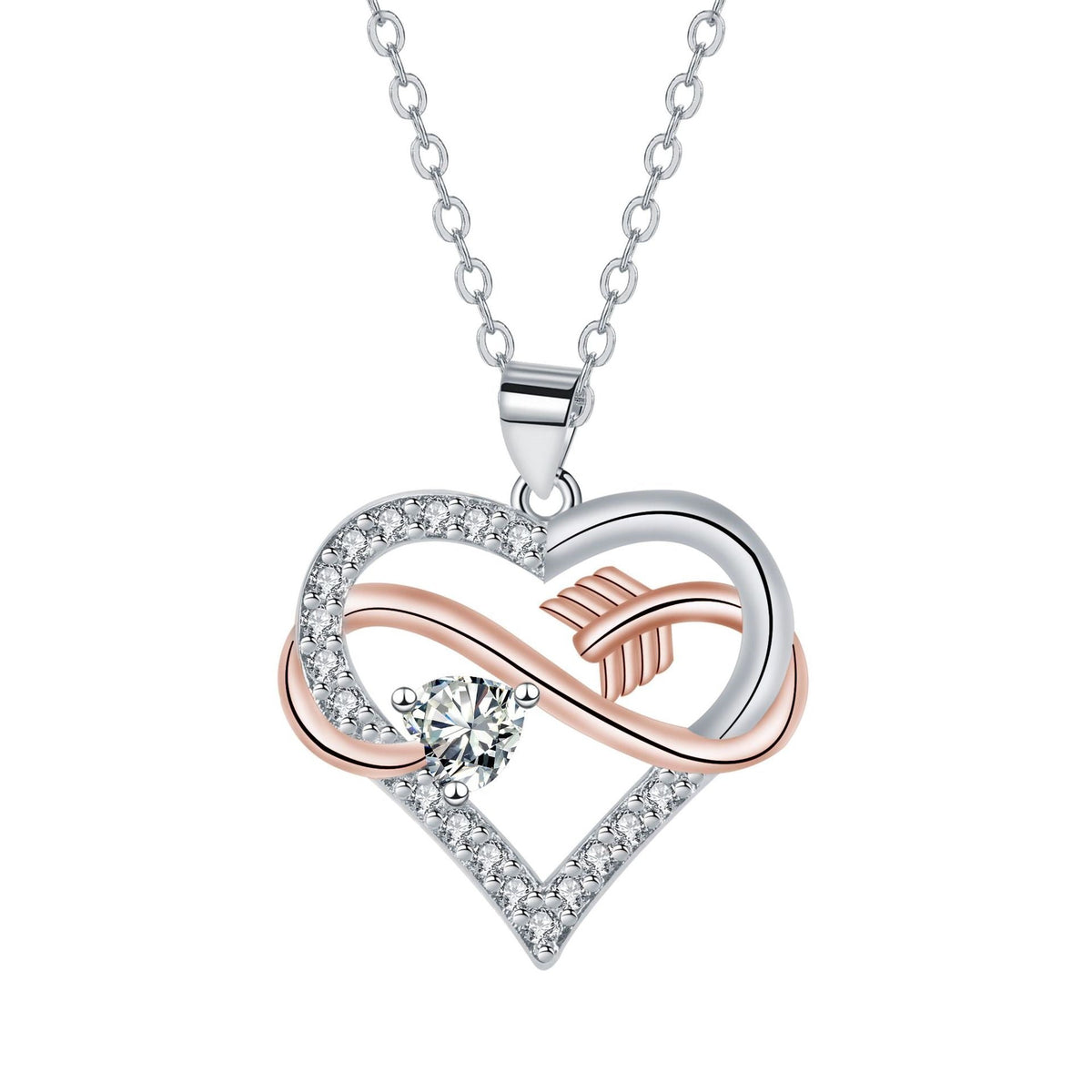European And American Fashion Love Pendant Necklace For Girlfriend Valentine's Day Gift