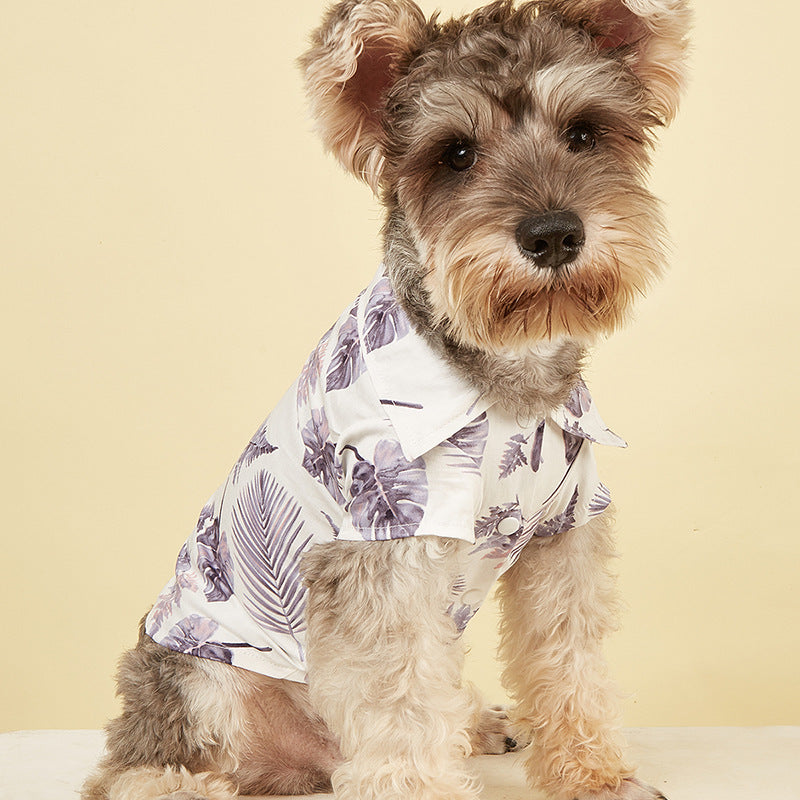 Hawaiian Style Beach Vacation Dog Clothes