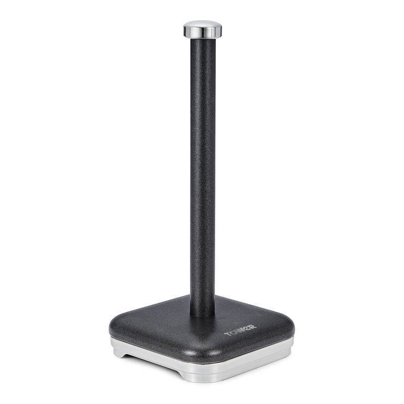 Tower Glitz Kitchen Towel Pole Noir