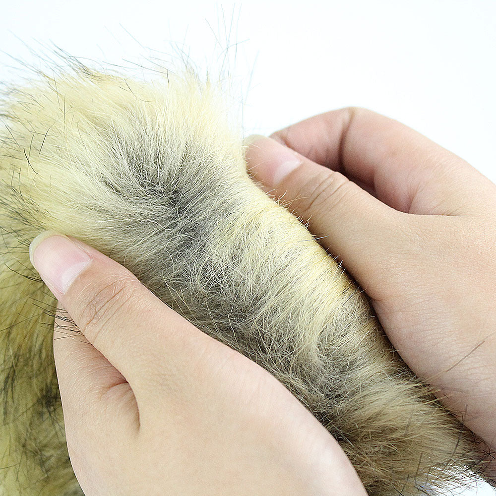 Winter Detachable Hooded Fur Collar Dog Clothes