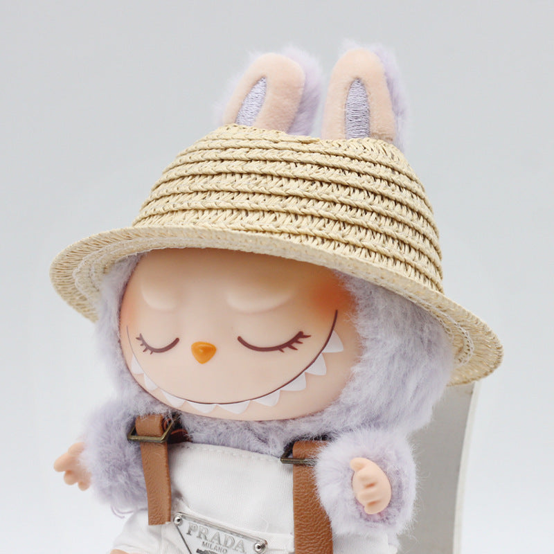 Straw Hat Woven Open Doll Decorative Accessories
