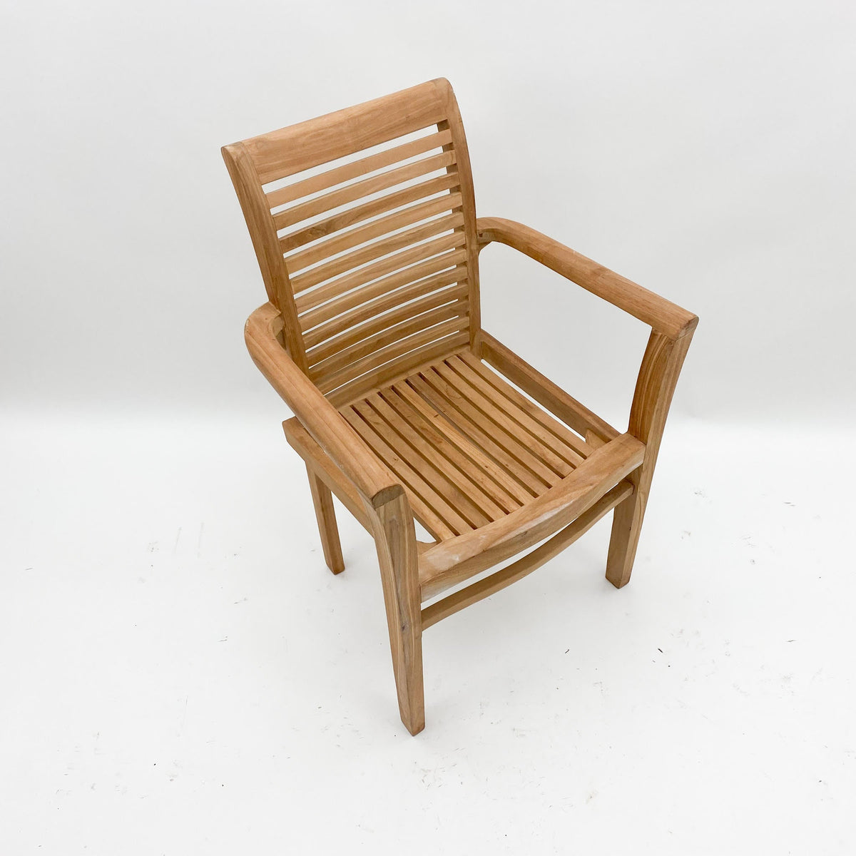 96CM STACKING SCROLL BACK CHAIR