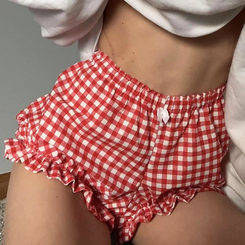 Pocket Button Home Shorts Versatile