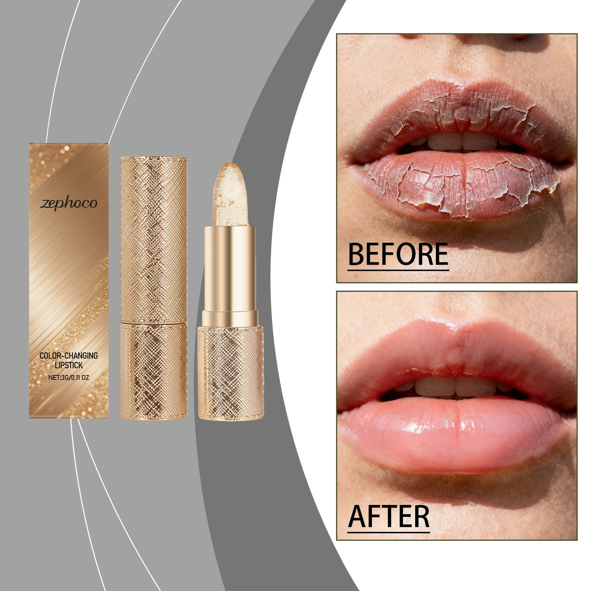 Moisturizing Color-Changing Lipstick 3g