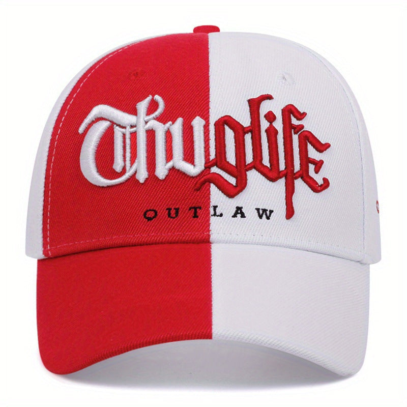 Embroidered Letter Double Stitching All-matching Sun Hat Peaked Cap