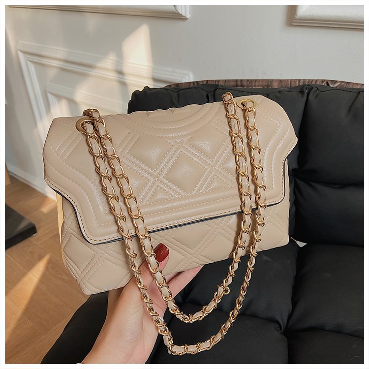 Cross-border Women's Bag Factory Direct Supply New TB Rhombus One-shoulder Crossbody Chain Women's Bag
