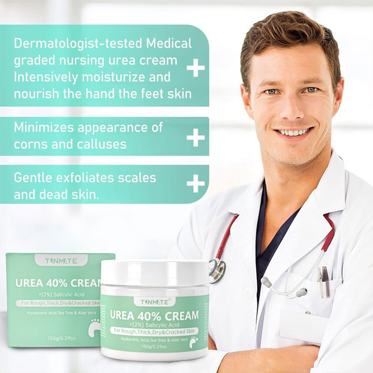 Tunmate Hand And Foot Urea Cream Color Box Edition 150g