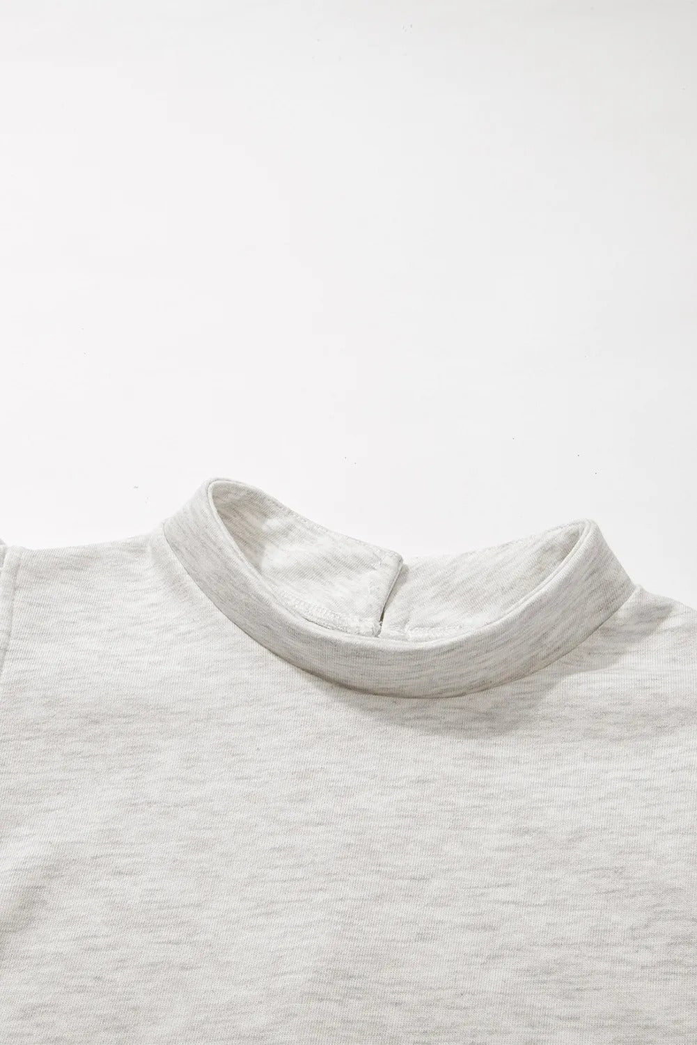 White Flutter Sleeve Crew Neck  Dress