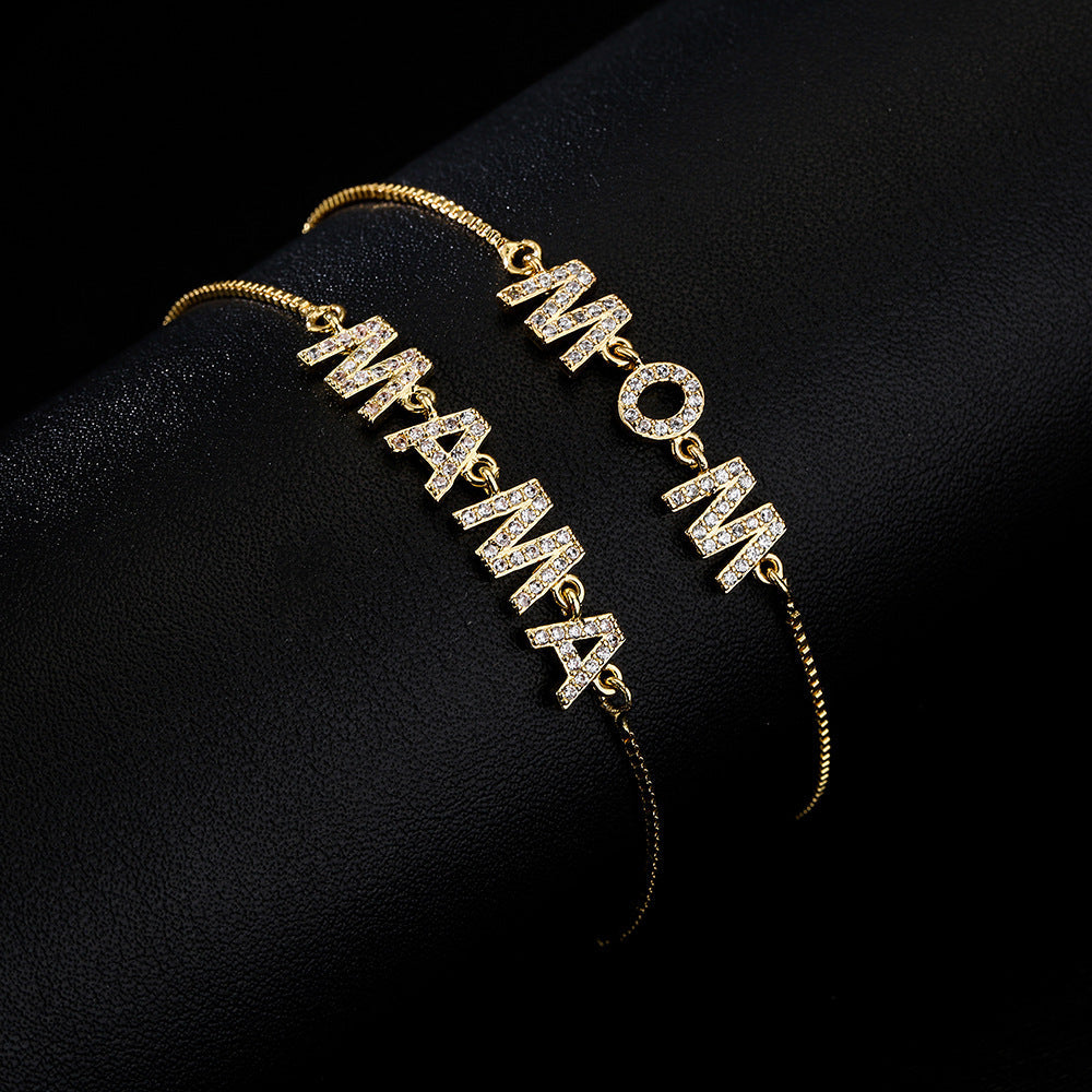Mother's Day Gift Copper Micro-Set Zircon Bracelet