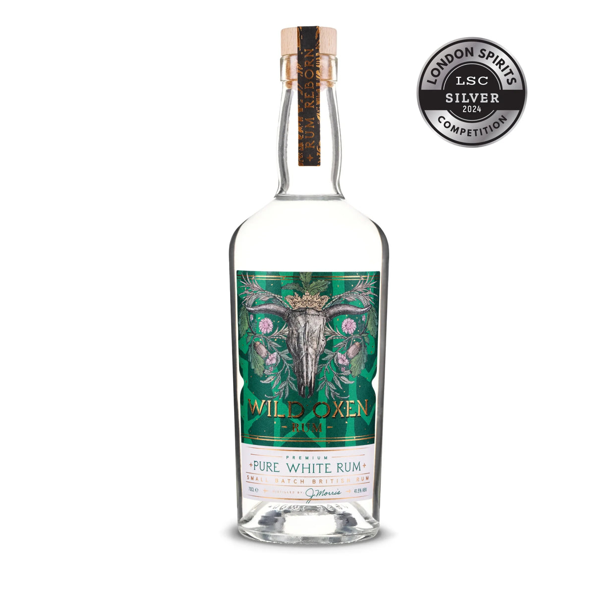 Abingdon Distillery Wild Oxen Pure White Rum, 70cl