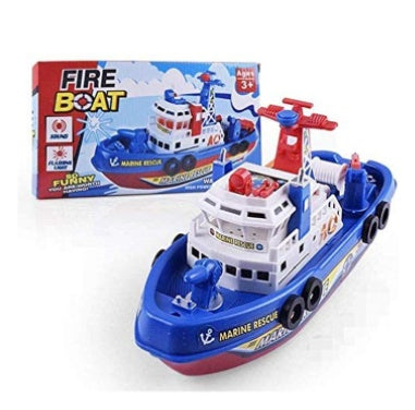 Electric Marine Fire Boat 3-6 Years Old Boy Simulation Speedboat Model