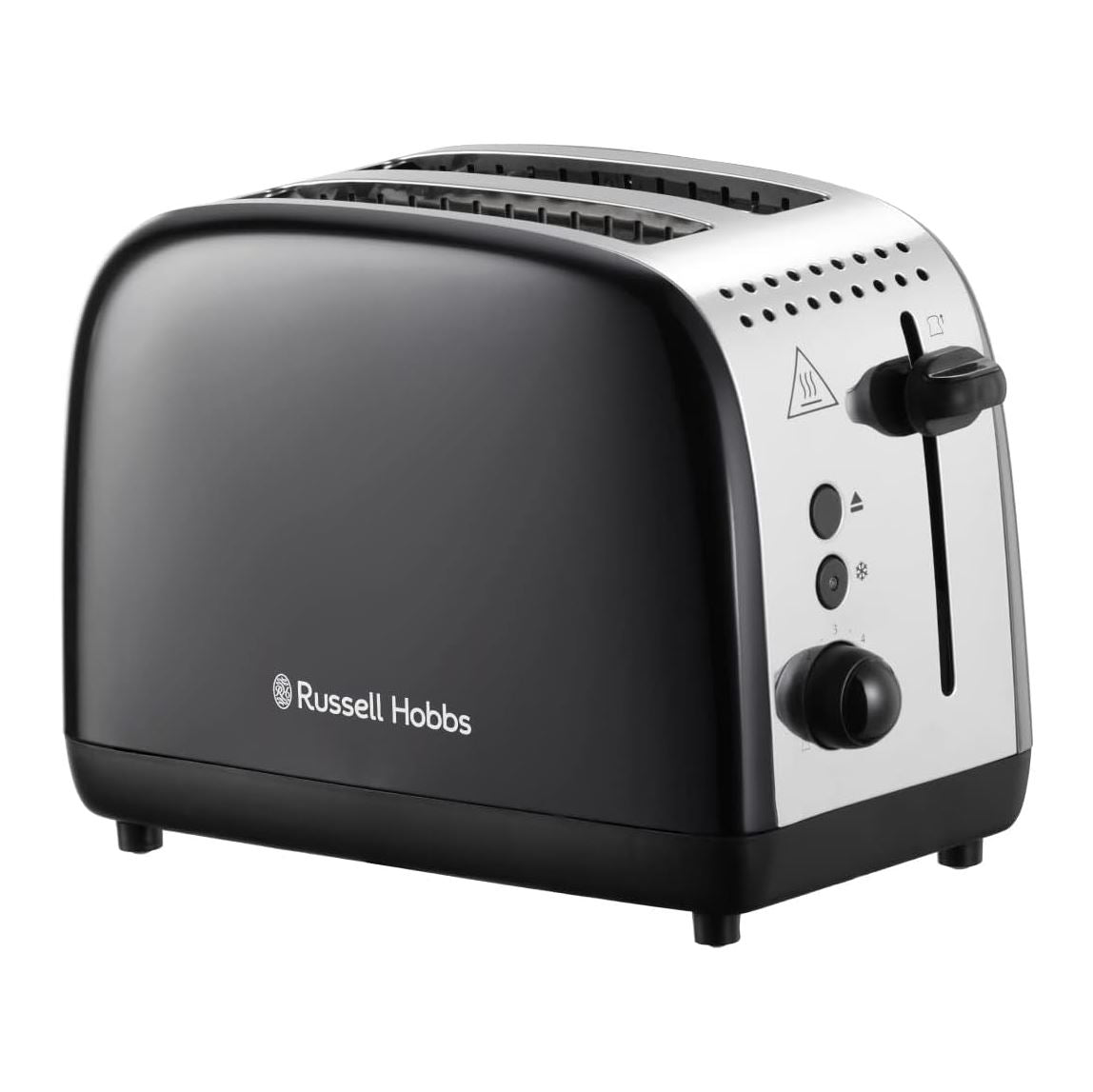 Russell Hobbs Long Slot 2 Slice Toaster Black