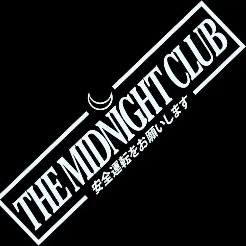 Customized Text  For The Car Club On Car Stickers
