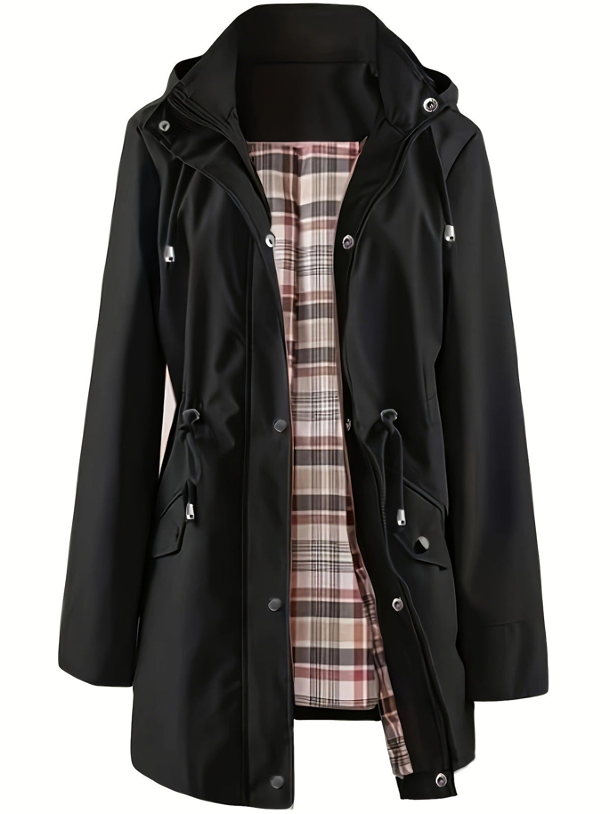 Women's Outdoor Sports Lightweight Hoodie Cinched Coat