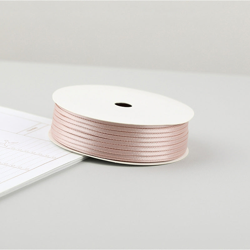 2mm Silk Ribbon Balloon Ribbon Rope Double-sided Diy Packaging