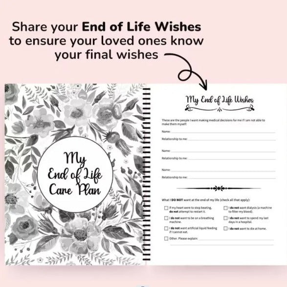 End Of Life Planner Emergency Loose-leaf Binder