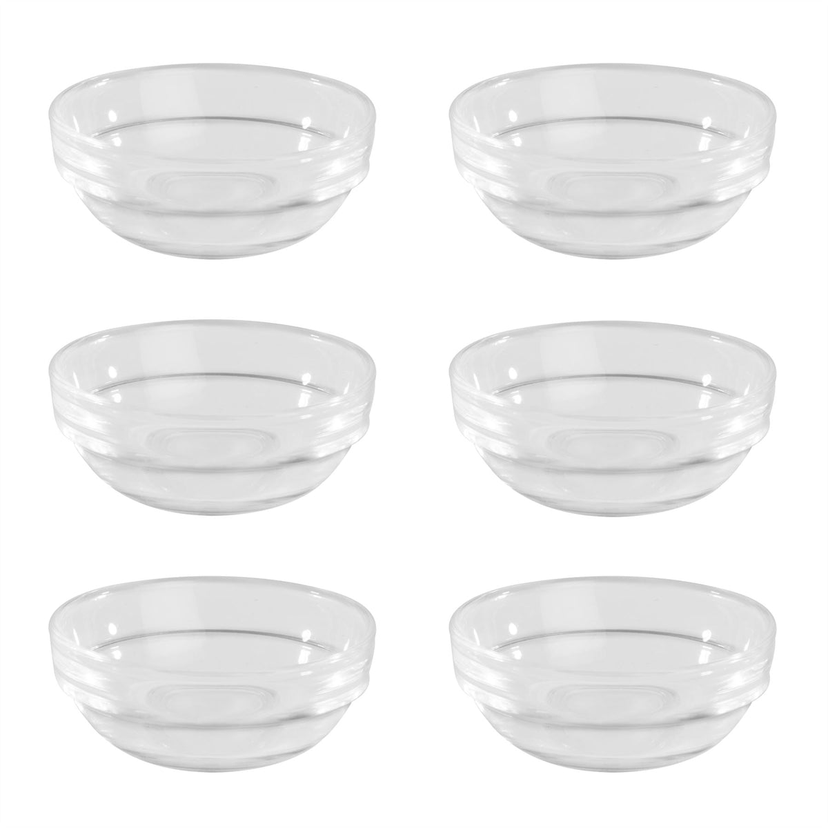 Glass Condiment Dishes - Set of 6 | M&W
