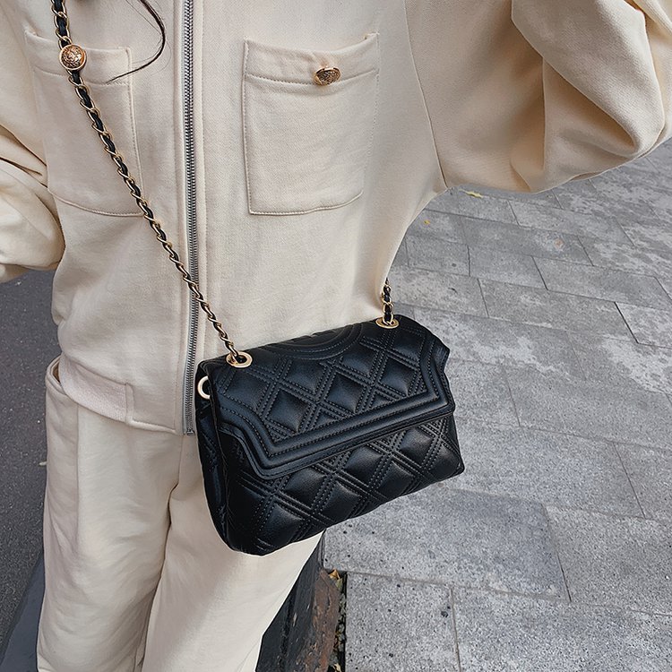 Cross-border Women's Bag Factory Direct Supply New TB Rhombus One-shoulder Crossbody Chain Women's Bag
