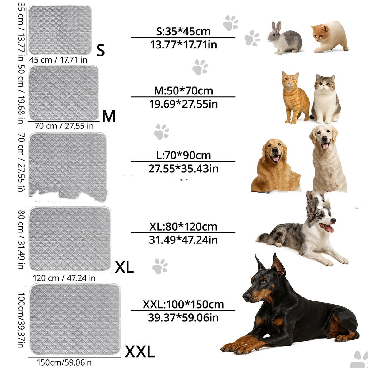 Super Large Pet Cooling Ice Pad Cooling