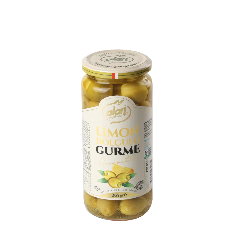 Alan Gourmet Lemon Stuffed Green Olives 265g