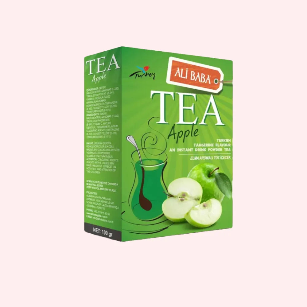 Ali Baba Turkish Apple Flavored Instant Powder Drink Mix 100g