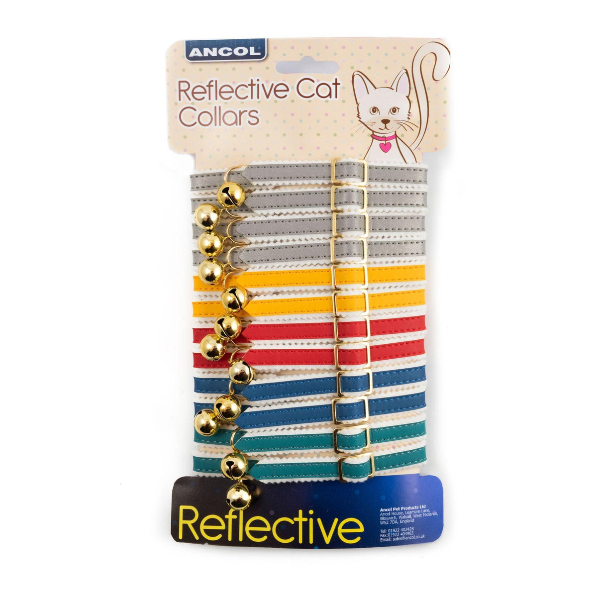 Ancol Cat Reflective Collars Card
