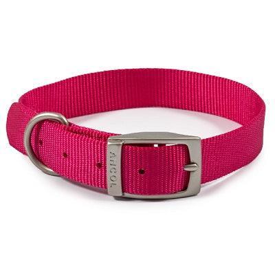 Ancol Viva Buckle Col Pink 35-43cm