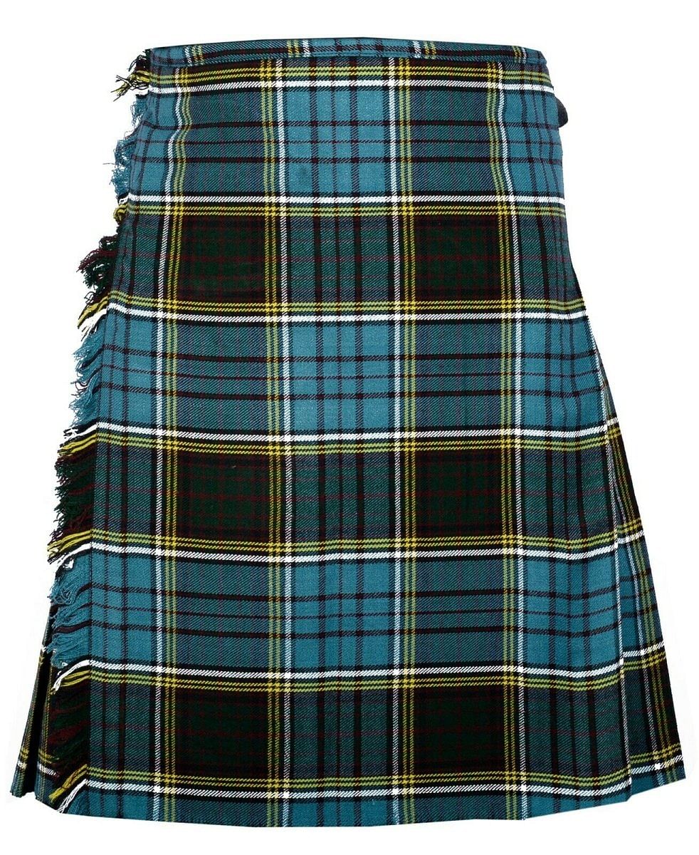 Anderson Tartan 8 Yard Handmade Traditional Heavy Weight Kilt 24" Drop