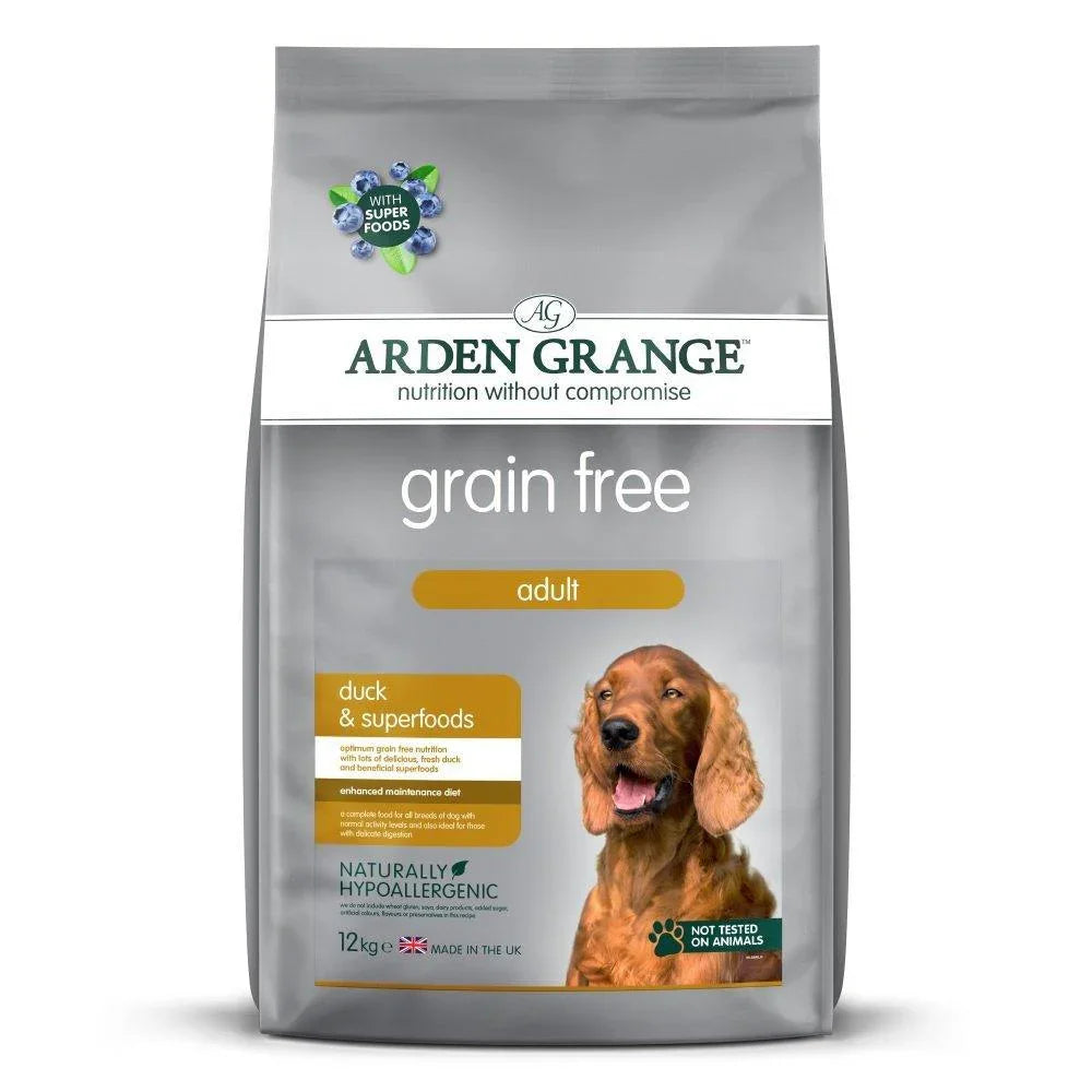 Arden Grange Adult Dog Grain Free Duck and Superfoods, 2kg - Case of 4