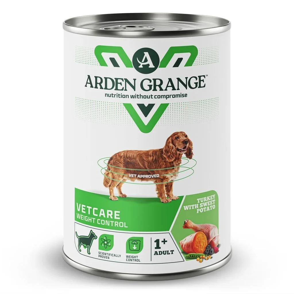 Arden Grange VetCare Weight Control Turkey with Sweet Potato 395g - Case of 6