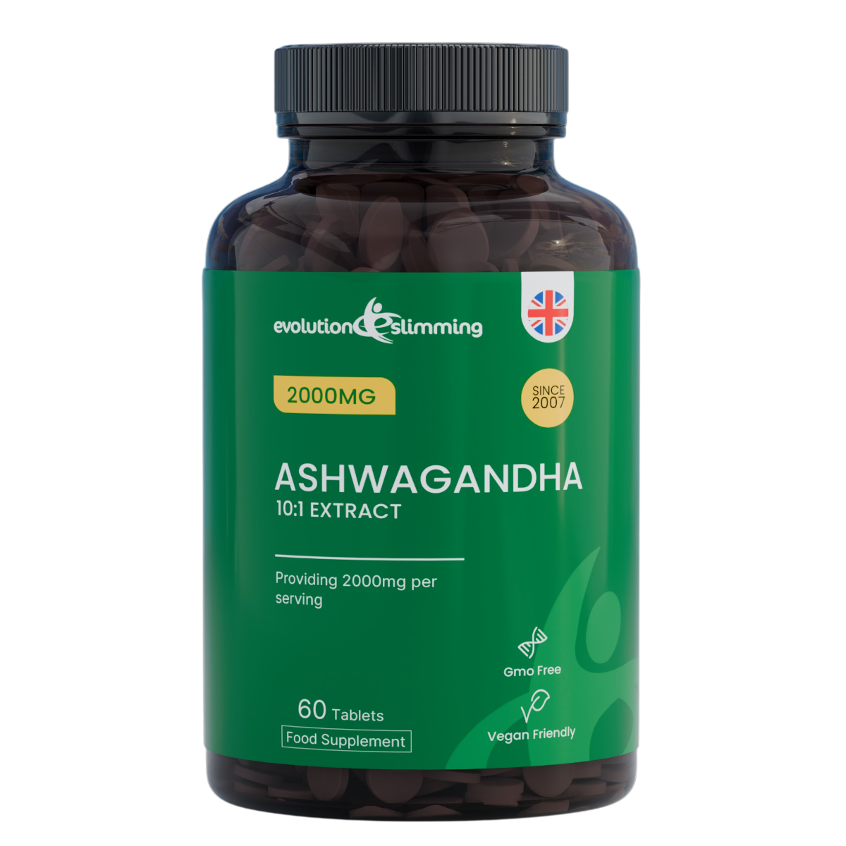 Ashwagandha Extract 1000mg Tablets | Calm Mood & Stress Support